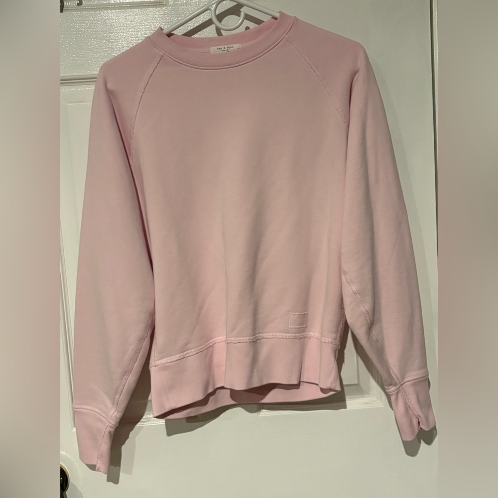 rag & bone NEW YORK Women's Sweatshirt Pink XS
